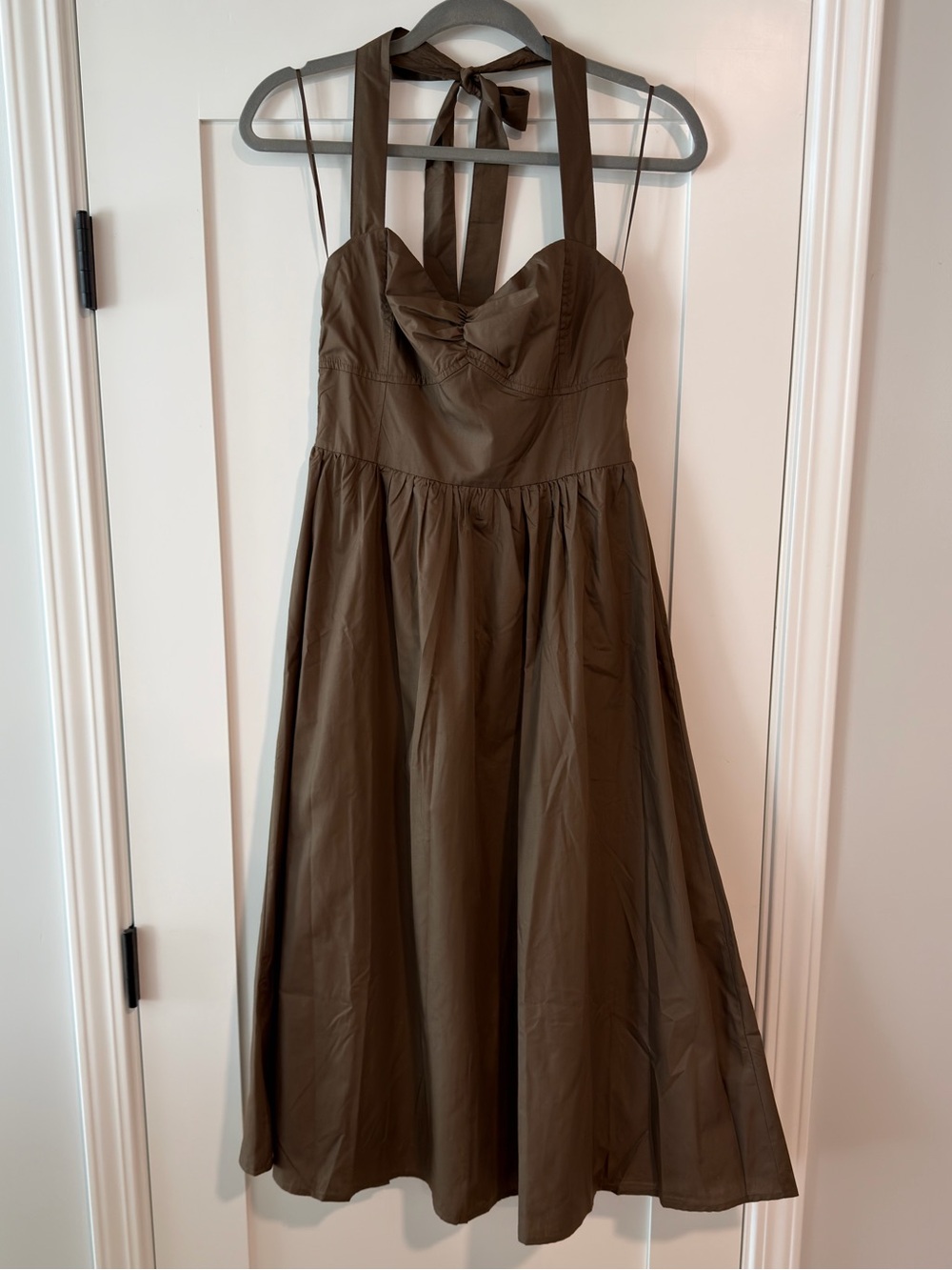 Lush Fit & Flare Halter Dress